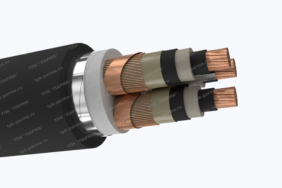 Кабель ПвБВнг(B)-LS 3х120/70 - 10кВ