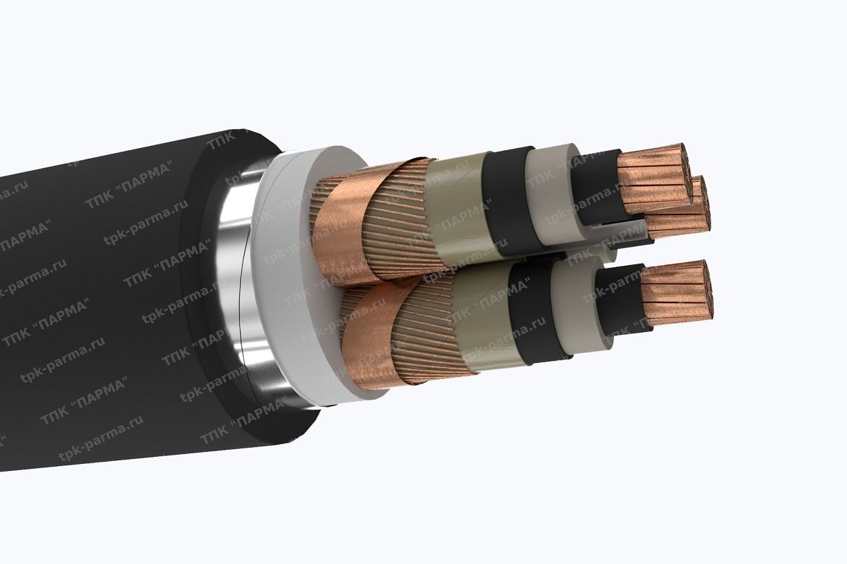 Кабель ПвБВнг(A)-LS 3х400/95 - 10кВ