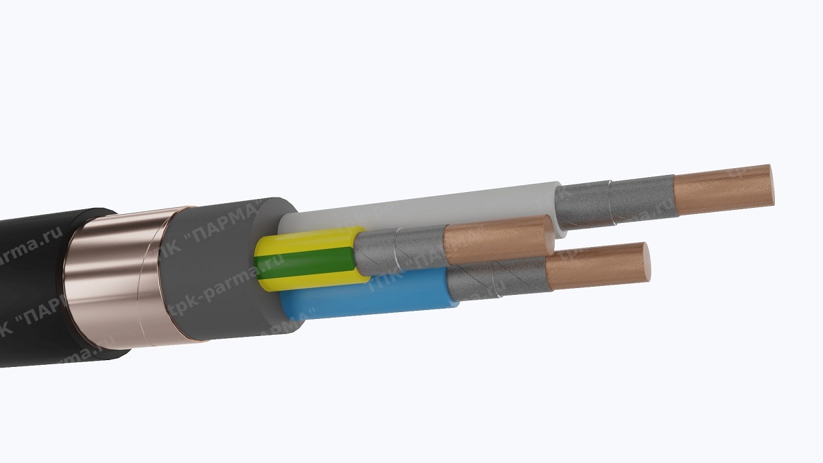 Фотография провода Кабель ВВГЭнг(A)-FRLSLTx 3х400/185 - 1кВ